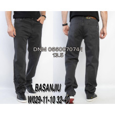 839 Basanjiu  Класичні джинси сірого кольору Classic fit 32-40 029-11-10
