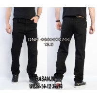 839 Basanjiu  Класичні джинси чорного кольору Classic fit 34-44 029-14-12