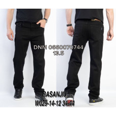 839 Basanjiu  Класичні джинси чорного кольору Classic fit 34-44 029-14-12