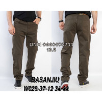 839 Basanjiu  Класичні джинси оливкового кольору Classic fit 34-44 029-37-12