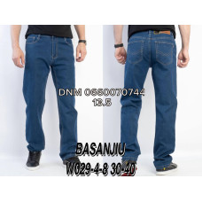 839 Basanjiu  Класичні джинси синього кольору Classic fit 30-40 029-4-8