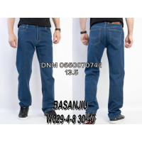 839 Basanjiu  Класичні джинси синього кольору Classic fit 30-40 029-4-8