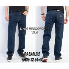 839 Basanjiu  Класичні джинси синього кольору Classic fit 34-44 603-12