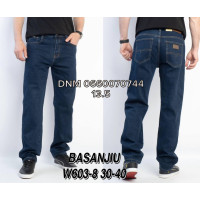 839 Basanjiu  Класичні джинси синього кольору Classic fit 30-40 603-8