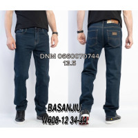 839 Basanjiu  Класичні джинси синього кольору Classic fit 34-44 608-12