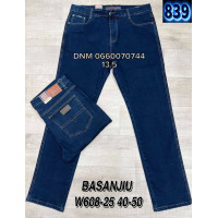 839 Basanjiu  Класичні джинси синього кольору Classic fit 40-50 608-25