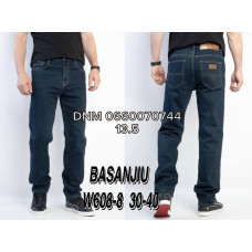 839 Basanjiu  Класичні джинси синього кольору Classic fit 30-40 608-8