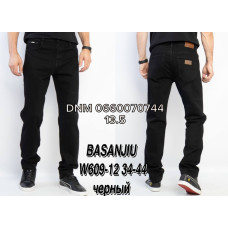 839 Basanjiu  Класичні джинси чорного кольору Classic fit 34-44 609-12
