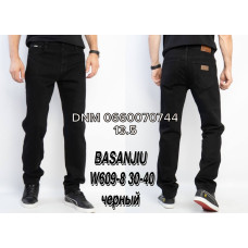 839 Basanjiu  Класичні джинси чорного кольору Classic fit 30-40 609-8