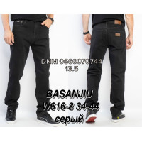 839 Basanjiu  Класичні джинси сірого кольору Classic fit 34-44 616-8