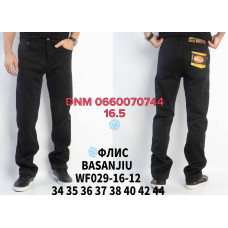 839 Basanjiu  Класичні джинси чорного кольору Classic fit 34-44 029-16-12