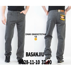 839 Basanjiu  Класичні джинси сірого кольору Classic fit 32-40 028-11-10