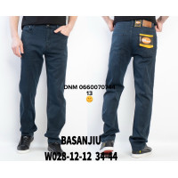 839 Basanjiu  Класичні джинси синього кольору Classic fit 34-44 028-12-12