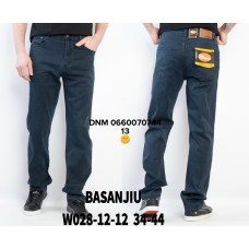 839 Basanjiu  Класичні джинси синього кольору Classic fit 34-44 028-12-12