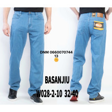 839 Basanjiu  Класичні джинси блакитного кольору Classic fit 32-40 028-2-10