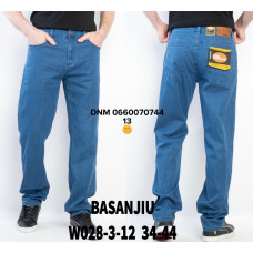 839 Basanjiu  Класичні джинси блакитного кольору Classic fit 34-44 028-3-12