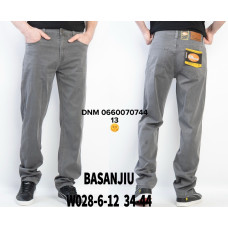 839 Basanjiu  Класичні джинси сірого кольору Classic fit 34-44 028-6-12