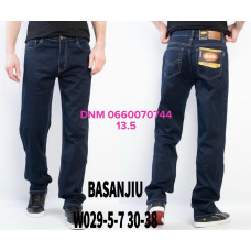839 Basanjiu  Класичні джинси синього кольору Classic fit 30-38 029-5-7