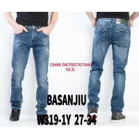 839 Basanjiu  Класичні джинси синього кольору Classic fit 27-34 319-1