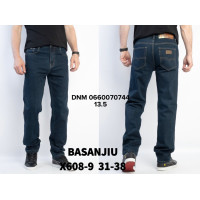 839 Basanjiu  Класичні джинси синього кольору Classic fit 31-38 608-9