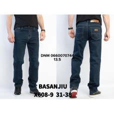 839 Basanjiu  Класичні джинси синього кольору Classic fit 31-38 608-9