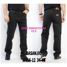 839 Basanjiu  Класичні джинси чорного кольору Classic fit 34-44 616-12