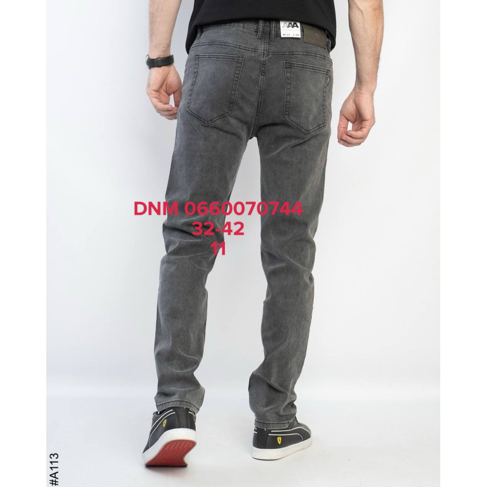 AAA Класичні джинси сірого кольору Classic fit 32-42 113