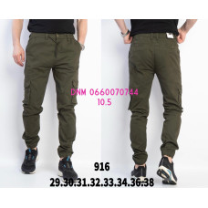 AAA Джогери брюки хакі кольору з боковими кишенями Jogger fit 29-38 916