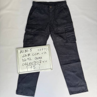Akpzen Карго брюки синього кольору з боковими кишенями 32-42 8080-5