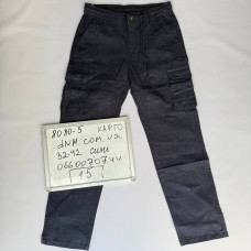 Akpzen Карго брюки синього кольору з боковими кишенями 32-42 8080-5
