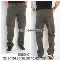 Akpzen Карго брюки оливкового кольору 32-42 8080-01