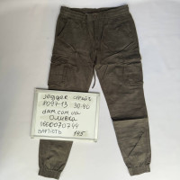 Akpzen Джогери брюки оливкового кольору з боковими кишенями Jogger 30-40 8097-13