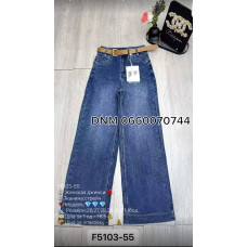 Allure Wide leg джинси широкі синього кольору 26-31 5103-55