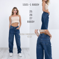 Amore Баггі джинси синього кольору Baggy 25-27 1501-1