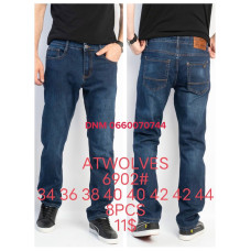 Atwolves Класичні джинси синього кольору Classic fit 34-44 6902
