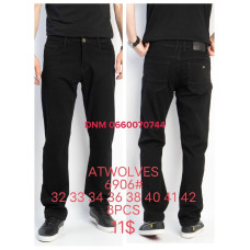 Atwolves Класичні джинси чорного кольору Classic fit 32-42 6906