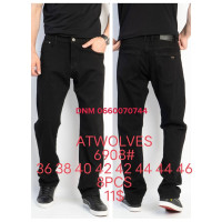 Atwolves Класичні джинси чорного кольору Classic fit 36-46 6908
