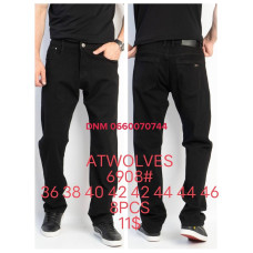Atwolves Класичні джинси чорного кольору Classic fit 36-46 6908