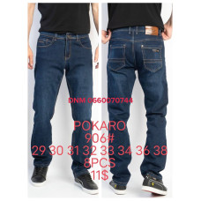 Pokaro Класичні джинси синього кольору Classic fit 29-38 906