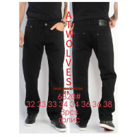 Atwolves Класичні джинси чорного кольору Classic fit 32-38 6820