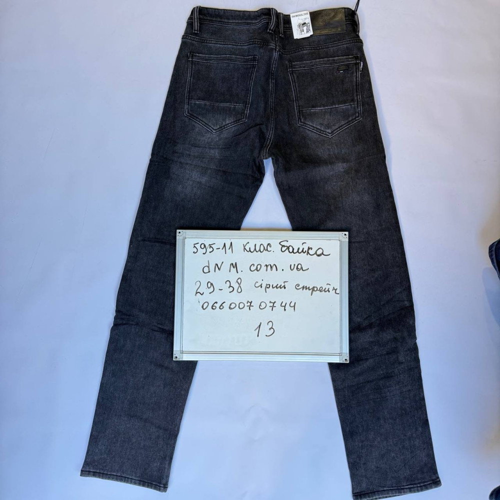 Aviwgos Класичні джинси сірого кольору Classic fit 29-38 595-11
