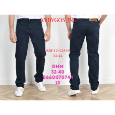 Aviwgos Класичні джинси синього кольору Classic fit 32-40 028-12-12