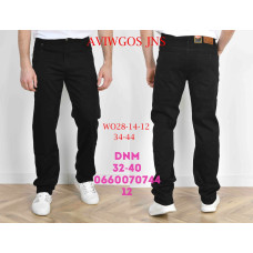 Aviwgos Класичні джинси чорного кольору Classic fit 32-40 028-14-12