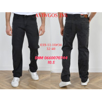 Aviwgos Класичні джинси чорного кольору Classic fit 32-40 039-11-10