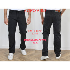 Aviwgos Класичні джинси чорного кольору Classic fit 32-40 039-11-10