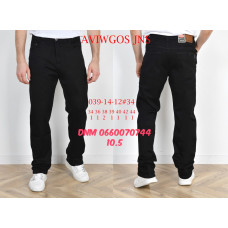 Aviwgos Класичні джинси чорного кольору Classic fit 34-44 039-14-12