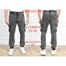 Aviwgos Джогери брюки чорного кольору Joggers 29-38 2189