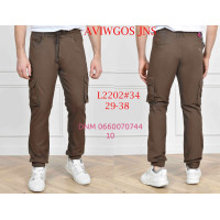Aviwgos Джогери брюки коричневого кольору Joggers 29-38 2202