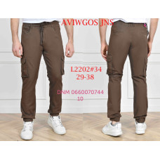Aviwgos Джогери брюки коричневого кольору Joggers 29-38 2202