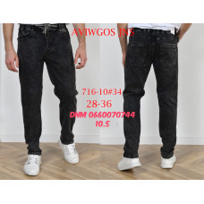 Aviwgos Класичні джинси чорного кольору Classic fit 28-36 716-10